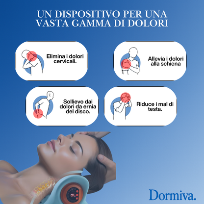 Dormiva Sollievo™ – Massaggiatore Cervicale 4 in 1